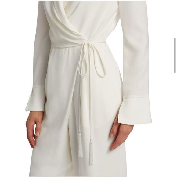 Cinq a Sept Elegant White Jumpsuit - Picture 2 of 8